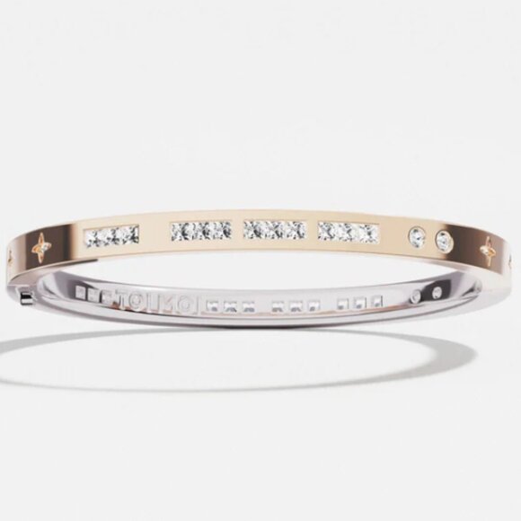 APM Monaco TOI MOI Morse Code Bangle - Picture 1 of 5
